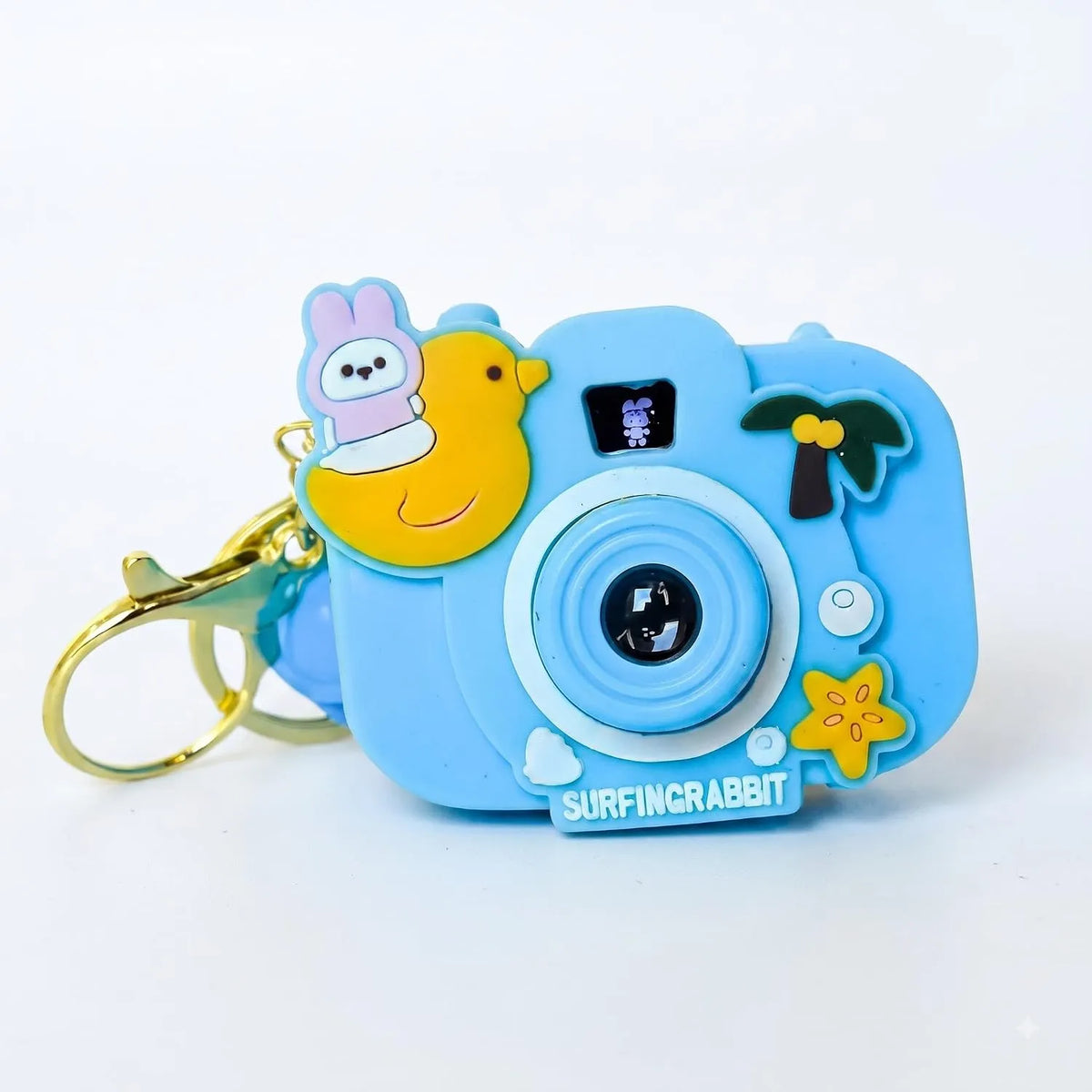 Cute Rabbit Camera Projector Keychain