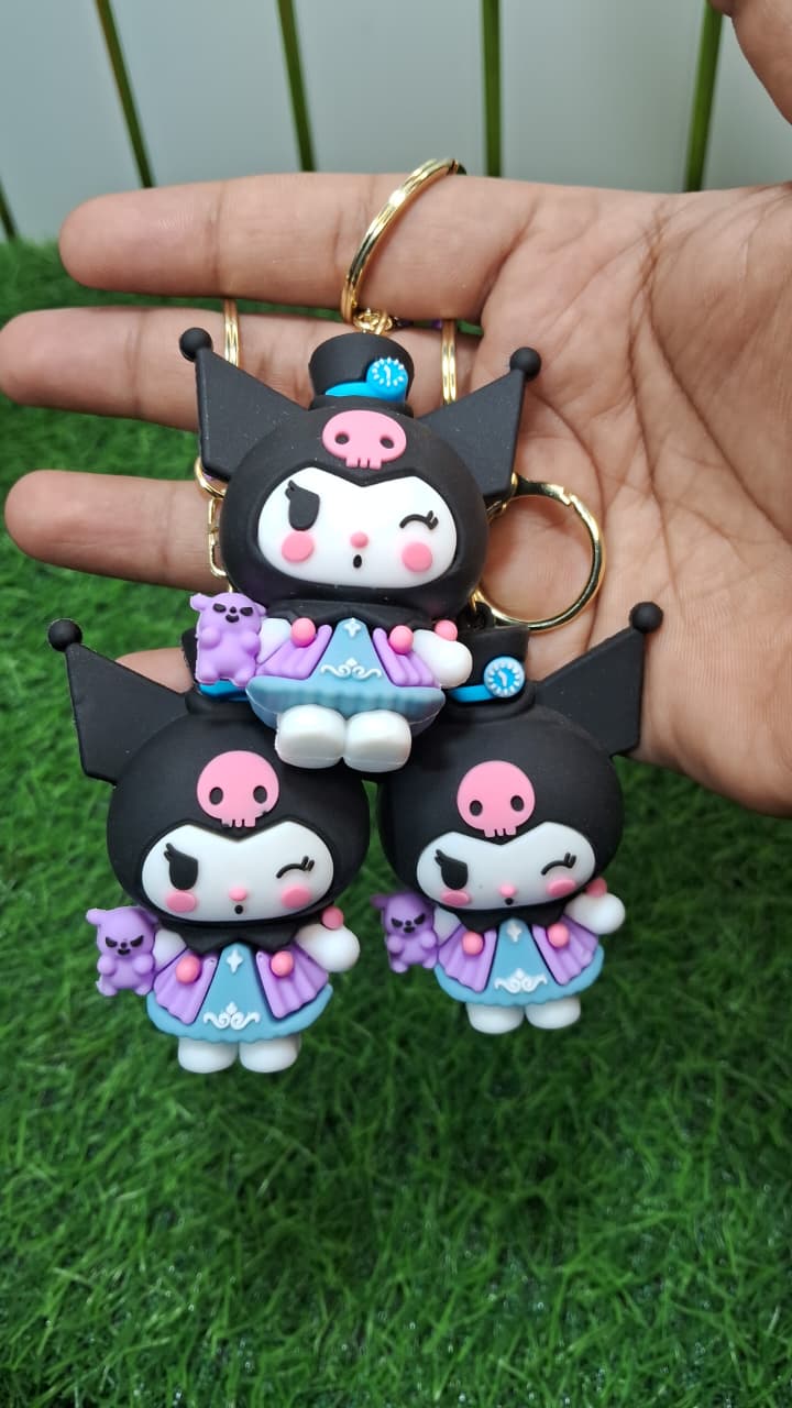 Sanrio 3D Kuromi Keychain