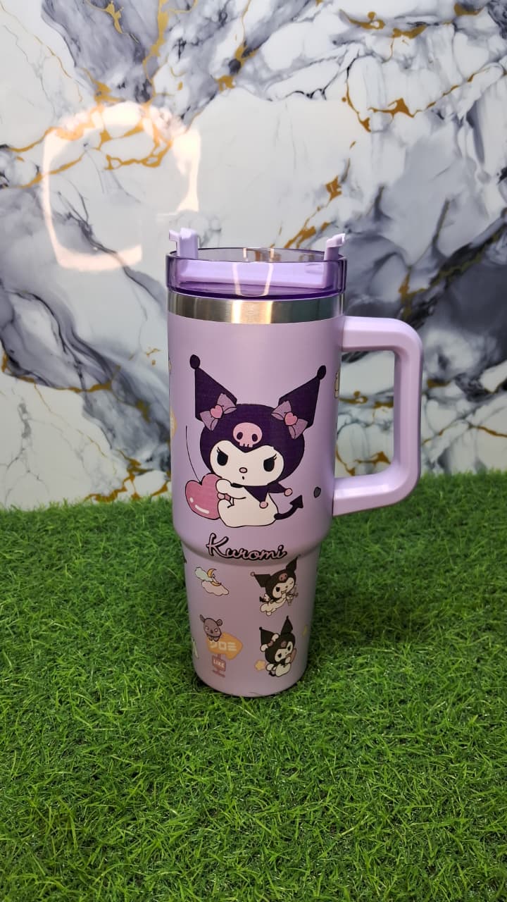 Kuromi Stainless Steel Tumbler with Handle