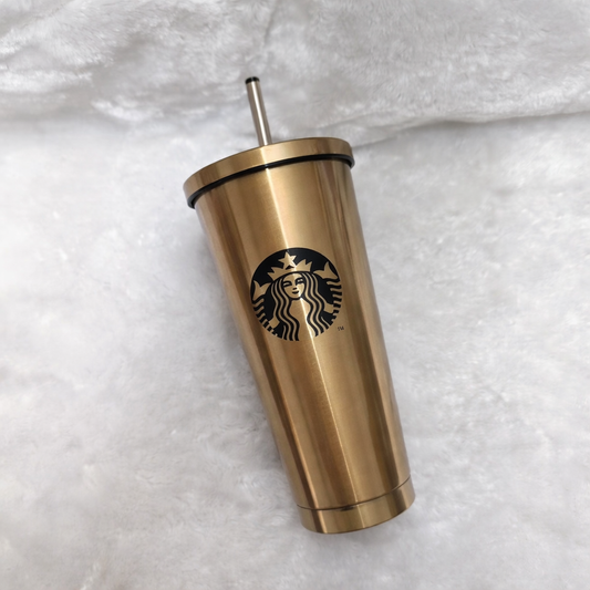 Starbuz Gold Coffee Tumbler – Premium Stainless Steel Cup