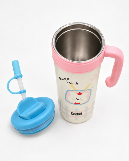 Cute Bear Stainless Steel Tumbler 750ml