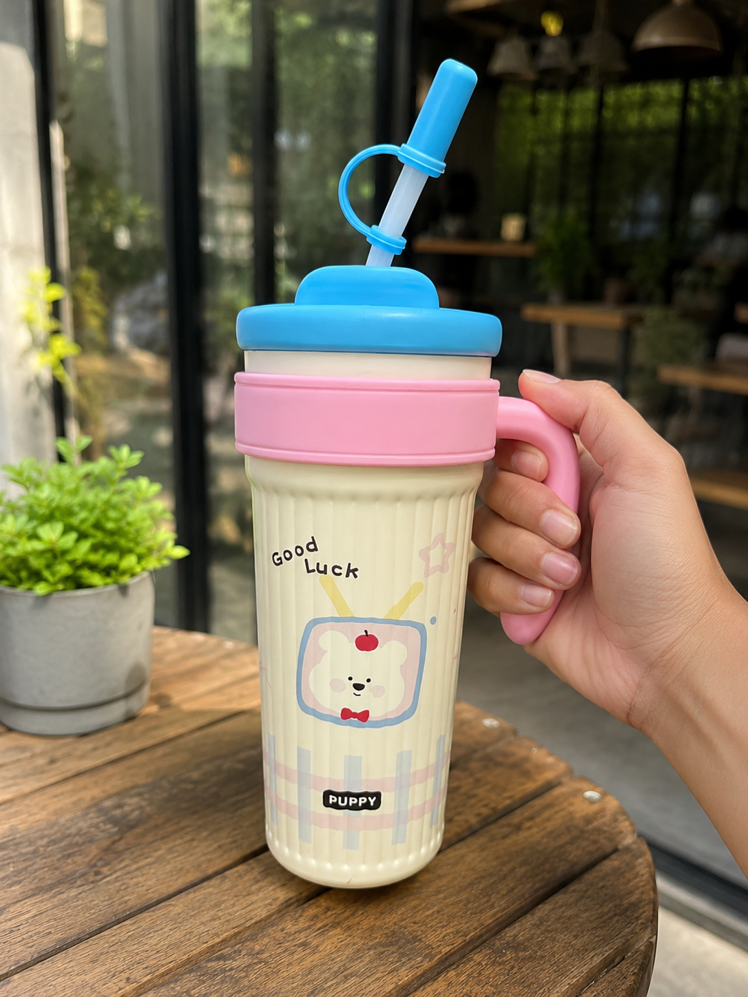 Cute Bear Stainless Steel Tumbler 750ml