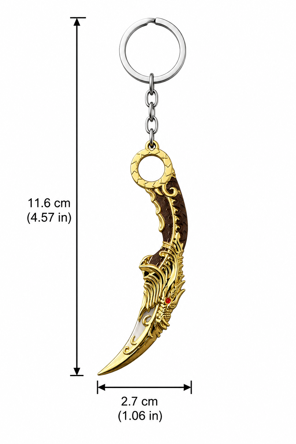 Decorative Sword Keychain