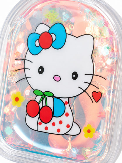 Cute Mini Transparent Keychain Portable Small Storage Case for Coins, Lip Balm, Earbuds