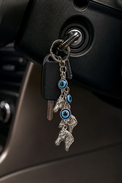 Blue Evil Eye Keychain & Bag Charm