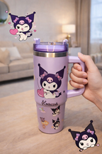 Kuromi Stainless Steel Tumbler with Handle