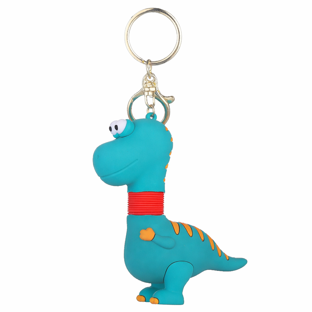 Cute Dinosaur Pop Tube Keychain