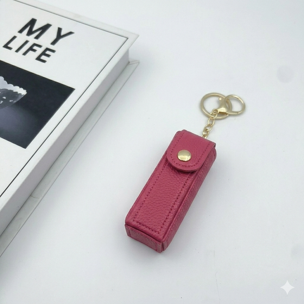 Lipstick Pouch Keychain