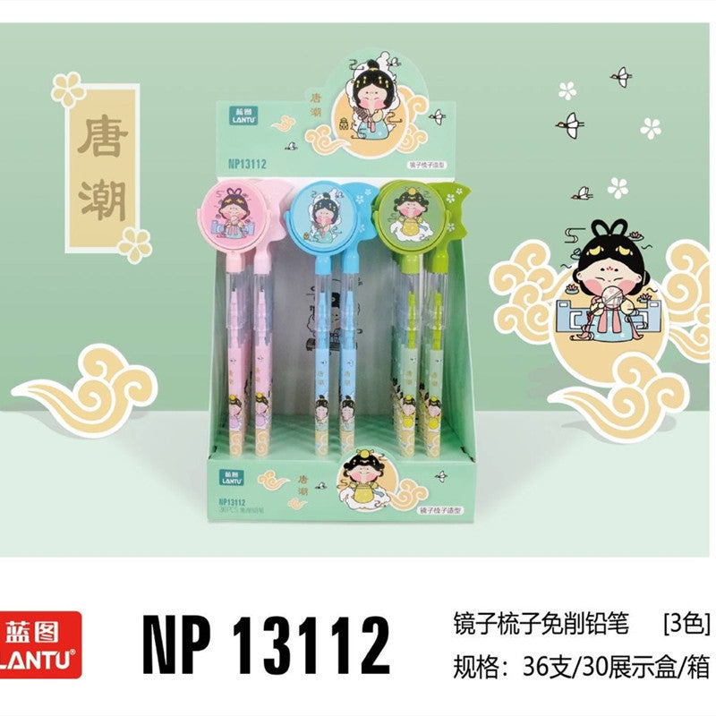 Cute Mirror Top Extendable Pencil