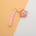 Glitter Star Bubble Keychain