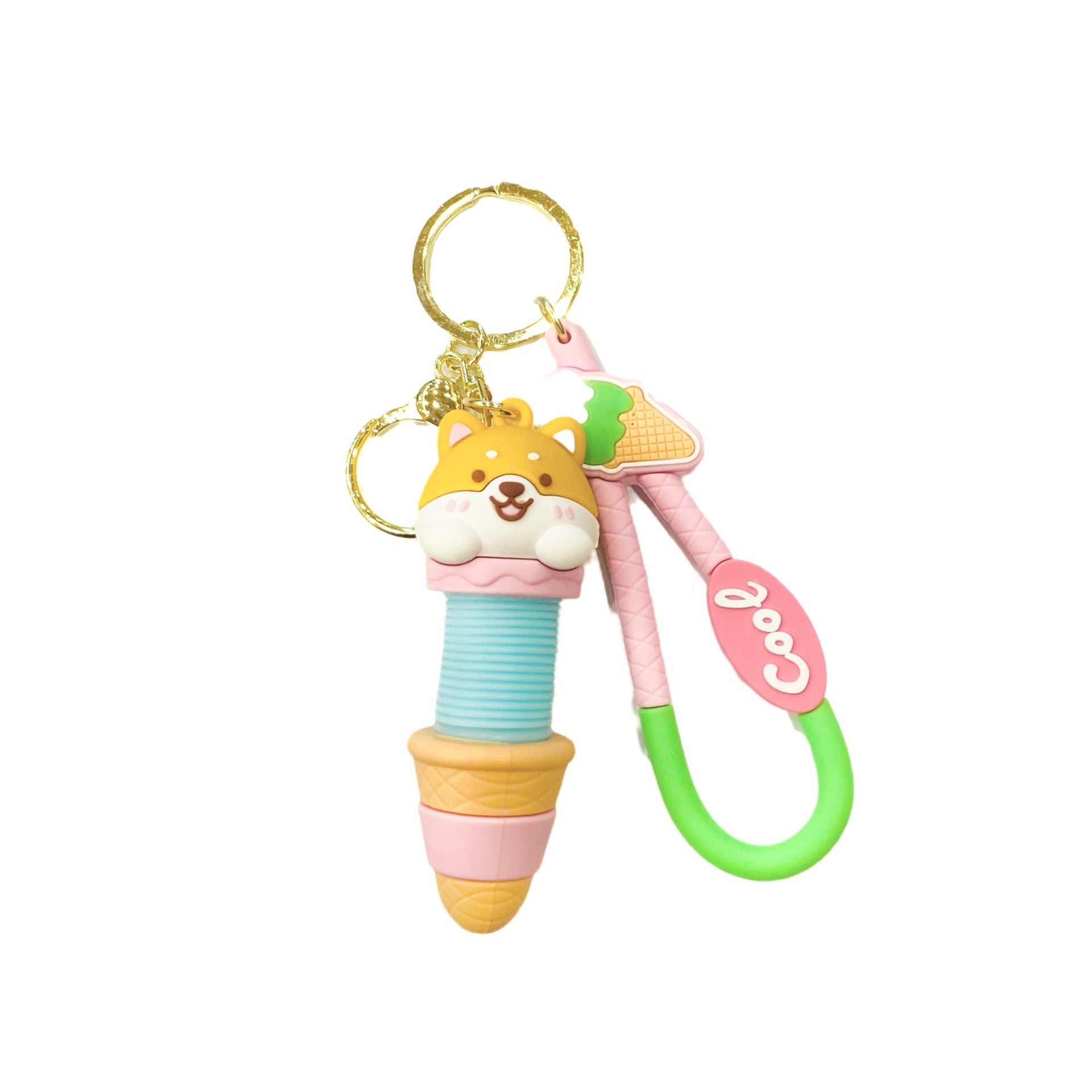 Cute Animal Pop Tube Keychain