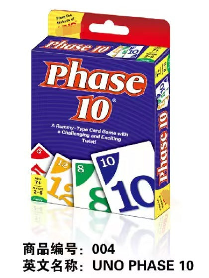 Phase 10 Card Game