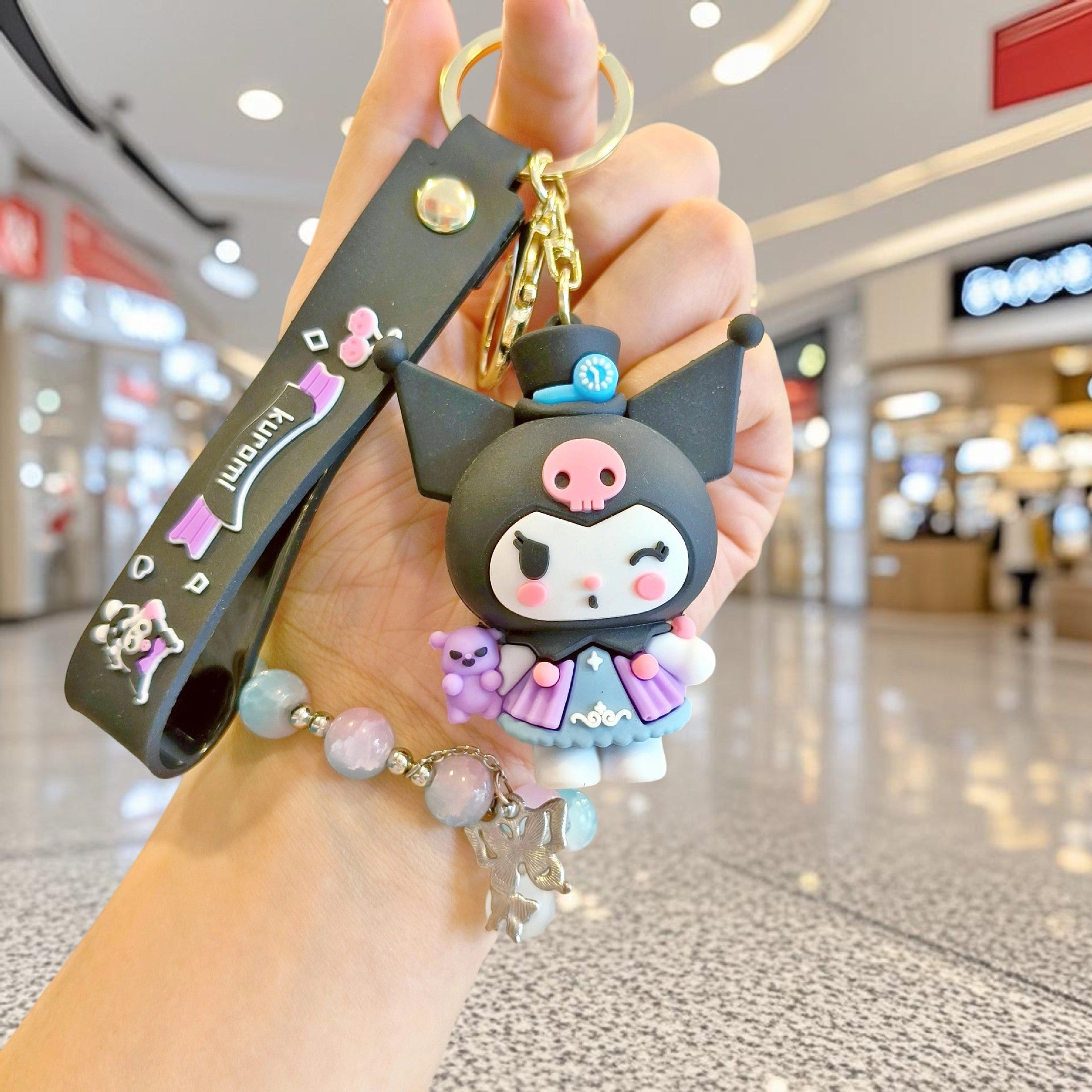 Sanrio 3D Kuromi Keychain
