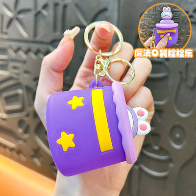 Fashion Cartoon Scared Me Keychain