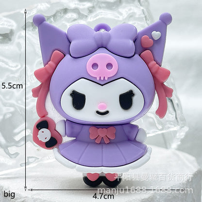Sanrio 3D Kuromi Keychain
