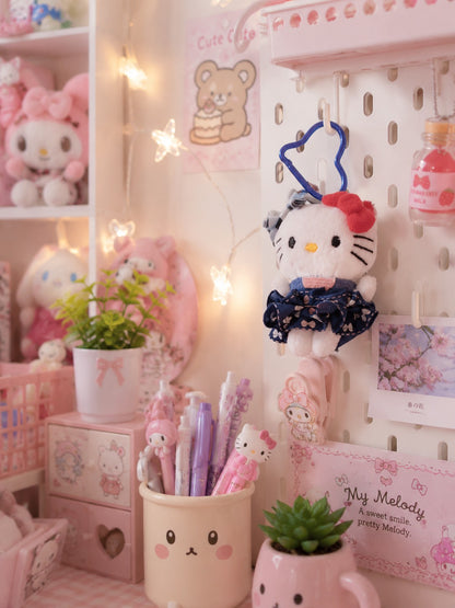 Hello Kitty Plush Keychain – Cute Bag Charm for Girls