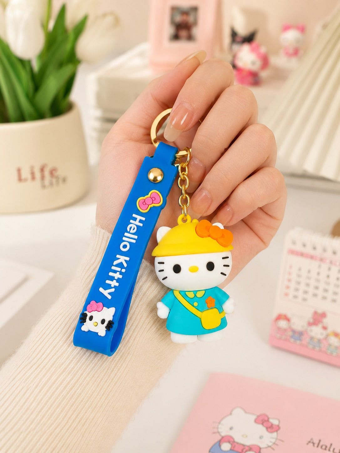Hello Kitty 3D Cartoon Keychain