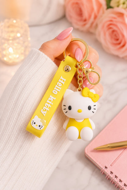 Hello Kitty 3D Cartoon Keychain
