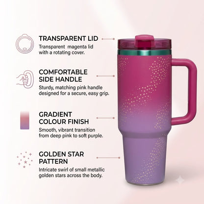 40oz Gradient Star Stanley Tumbler