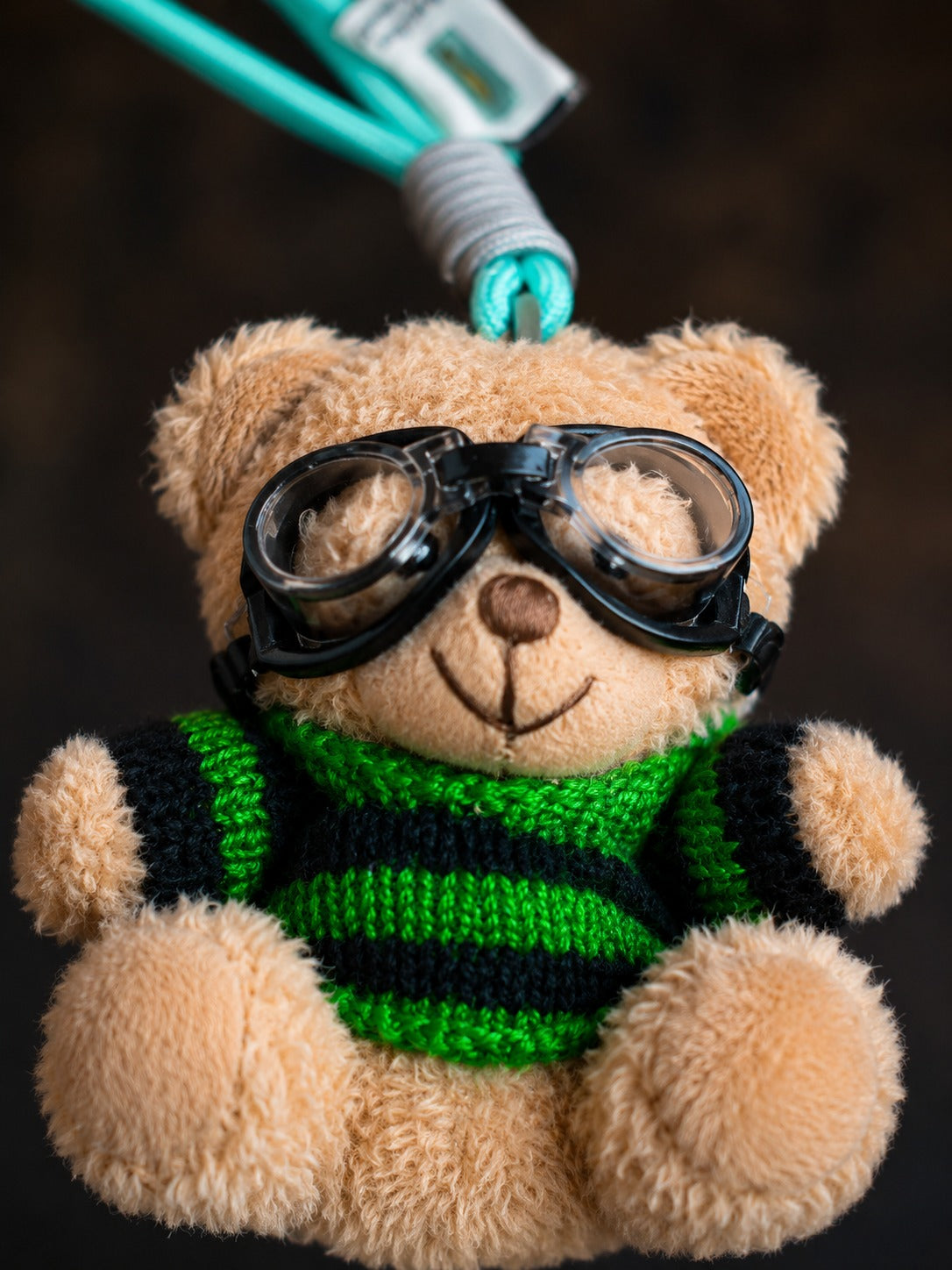 Pilot Bear Plush Keychain
