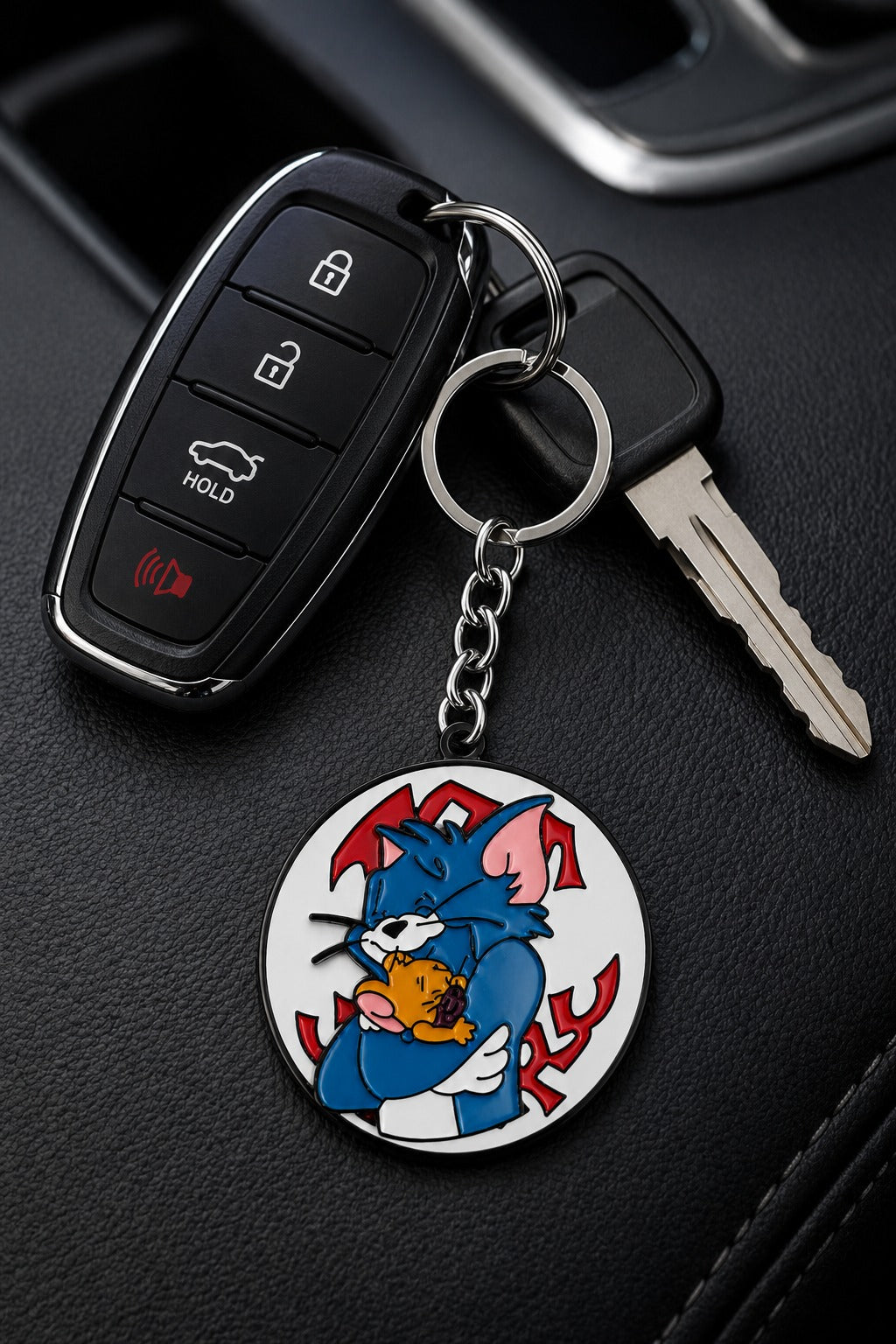 Tom and Jerry Keychain