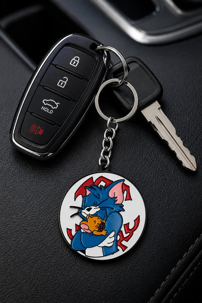 Tom and Jerry Keychain