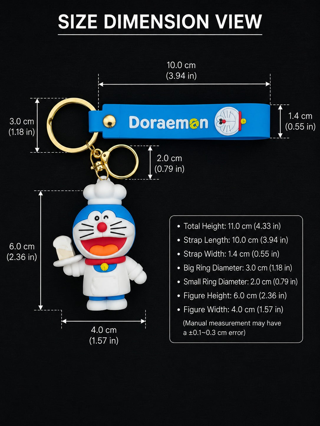 Doraemon 3D Keychain
