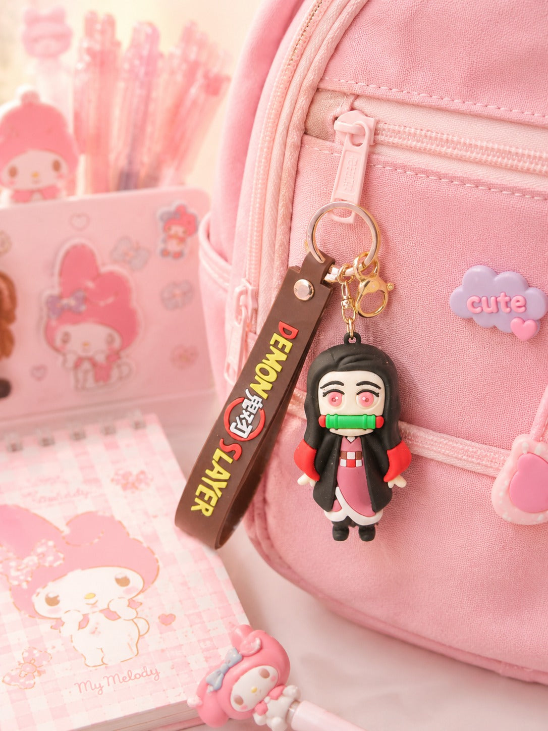 Demon Slayer 3D Anime Character Keychain