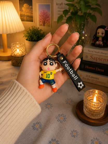 Shinchan Football 3D Keychain