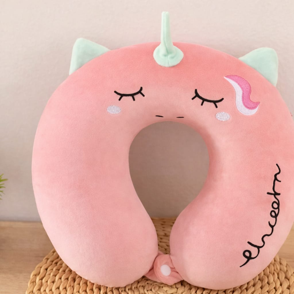 Unicorn Soft Comfort Travel Sleep Pillow