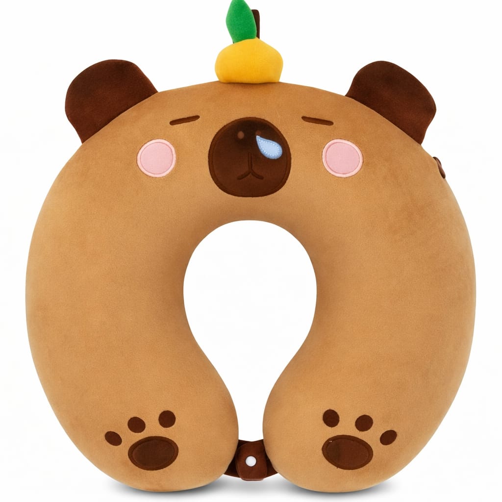 Capybara Soft Comfort Travel Sleep Pillow