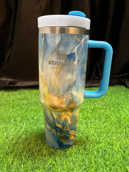 40oz Stanley Marble Insulated Tumbler