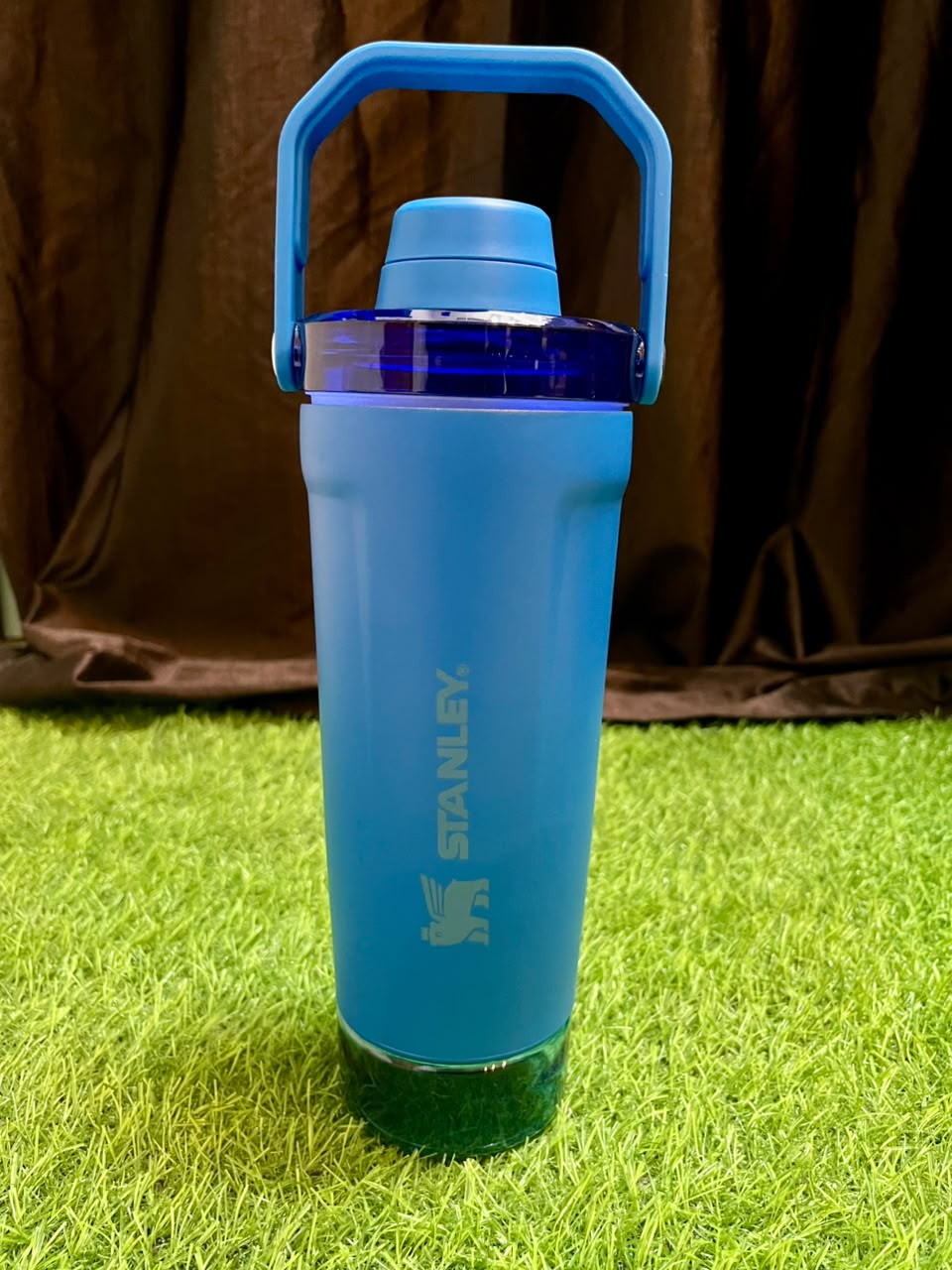 Stanley Blue Insulated Stainless Steel Travel Water Bottle 700ml