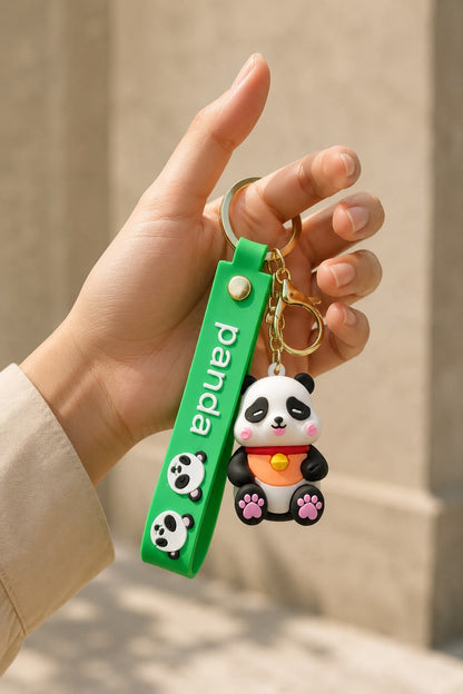 Cute Panda Baby Keychain
