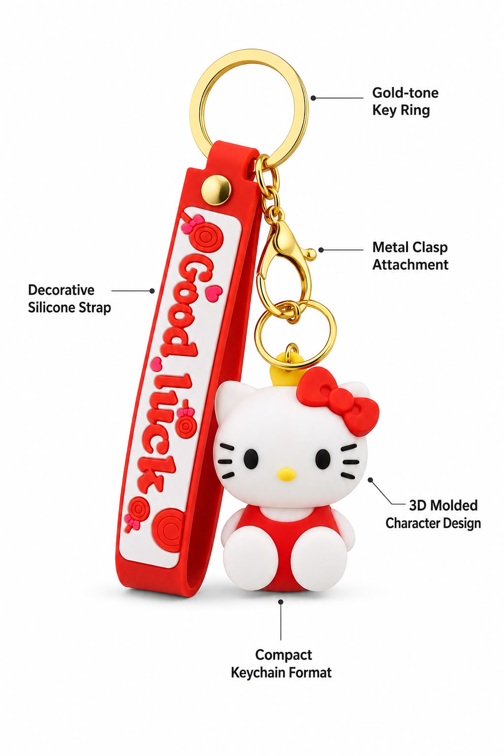 Cute Hello Kitty Keychain
