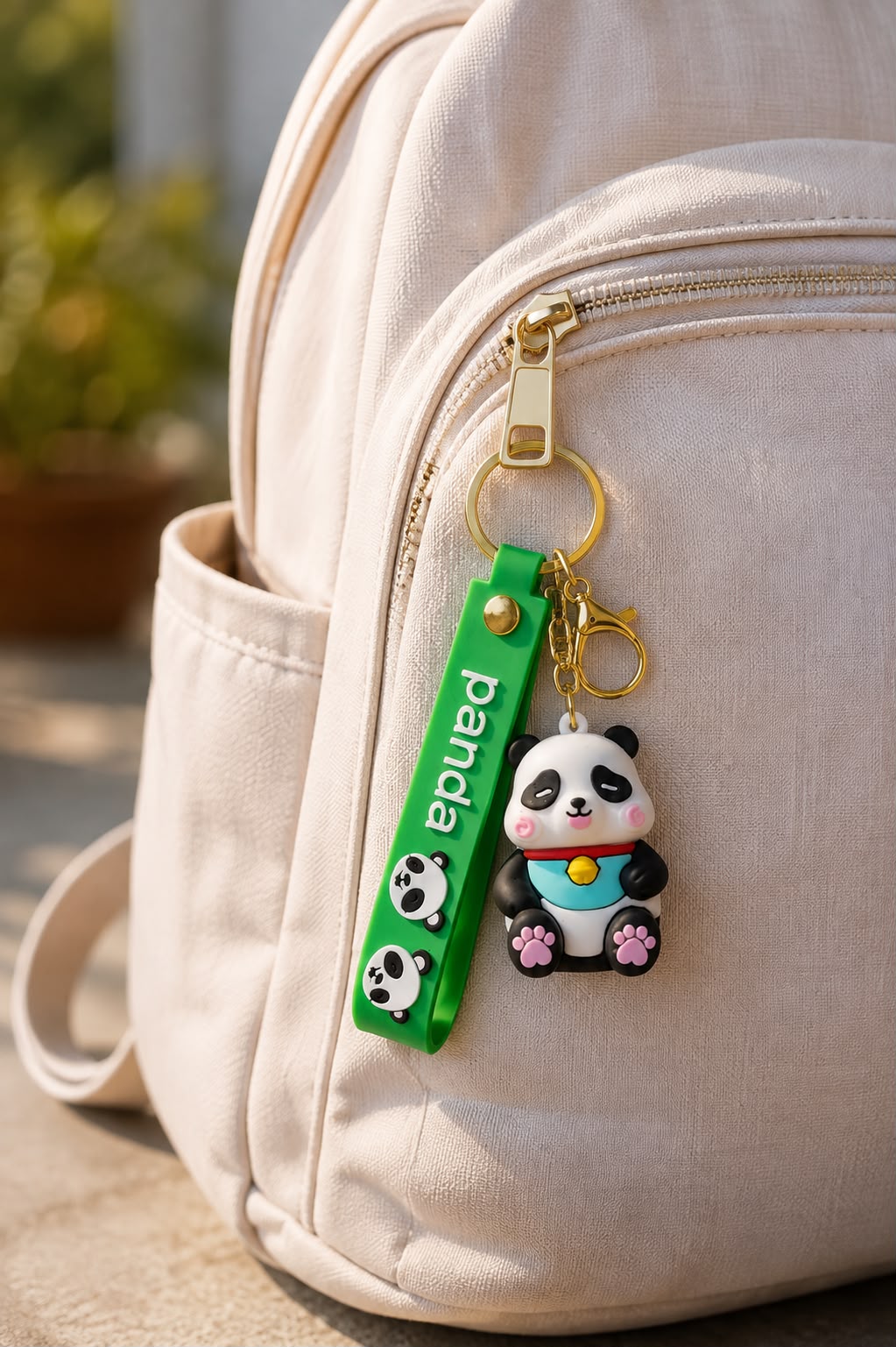 Cute Panda Baby Keychain