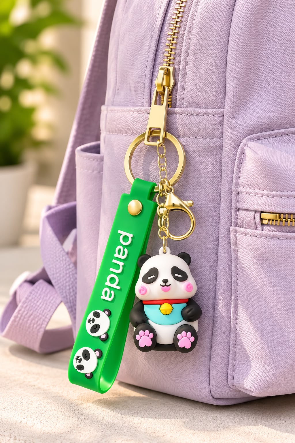 Cute Panda Baby Keychain