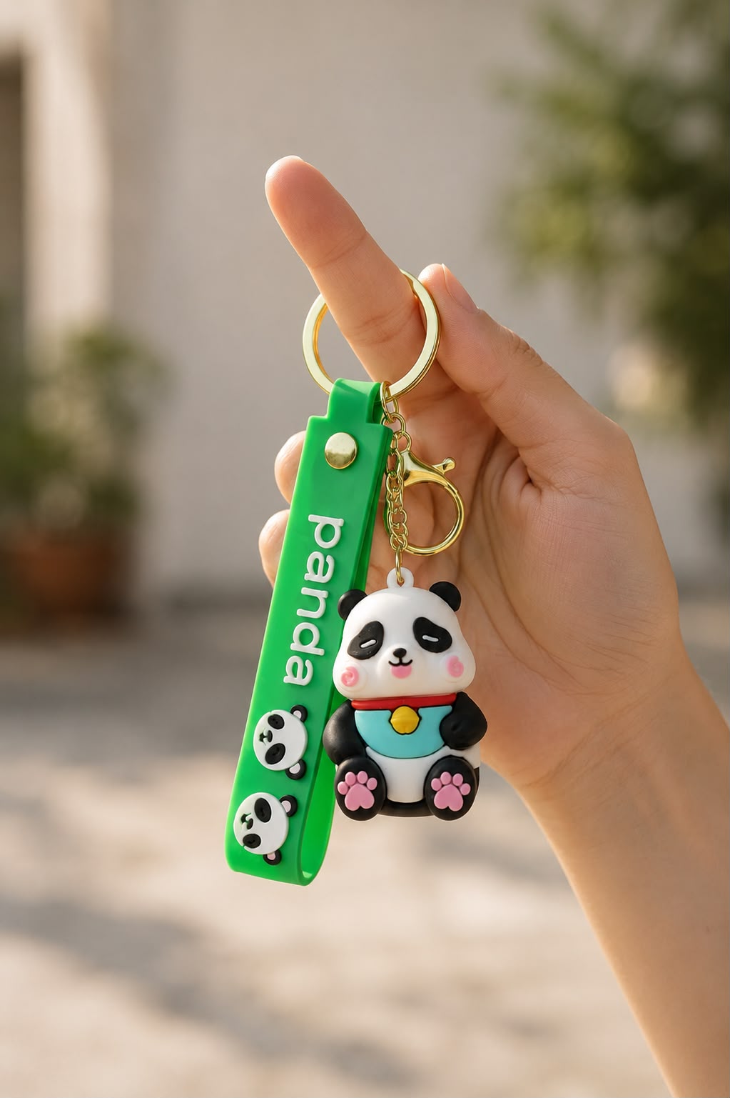 Cute Panda Baby Keychain