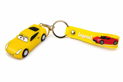 Sports Car Keychain with Legend Strap