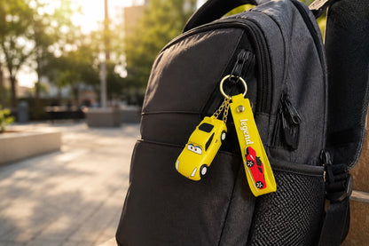 Sports Car Keychain with Legend Strap