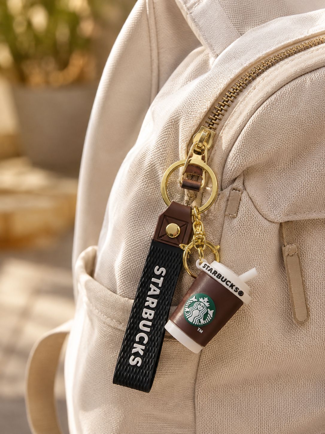 Starbucks Coffee Cup Silicone Keychain