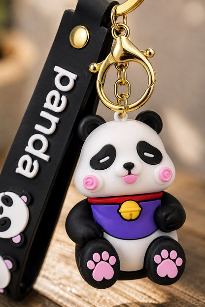 Cute Panda Baby Keychain