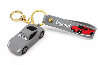 Sports Car Keychain with Legend Strap