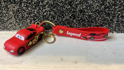 Sports Car Keychain with Legend Strap