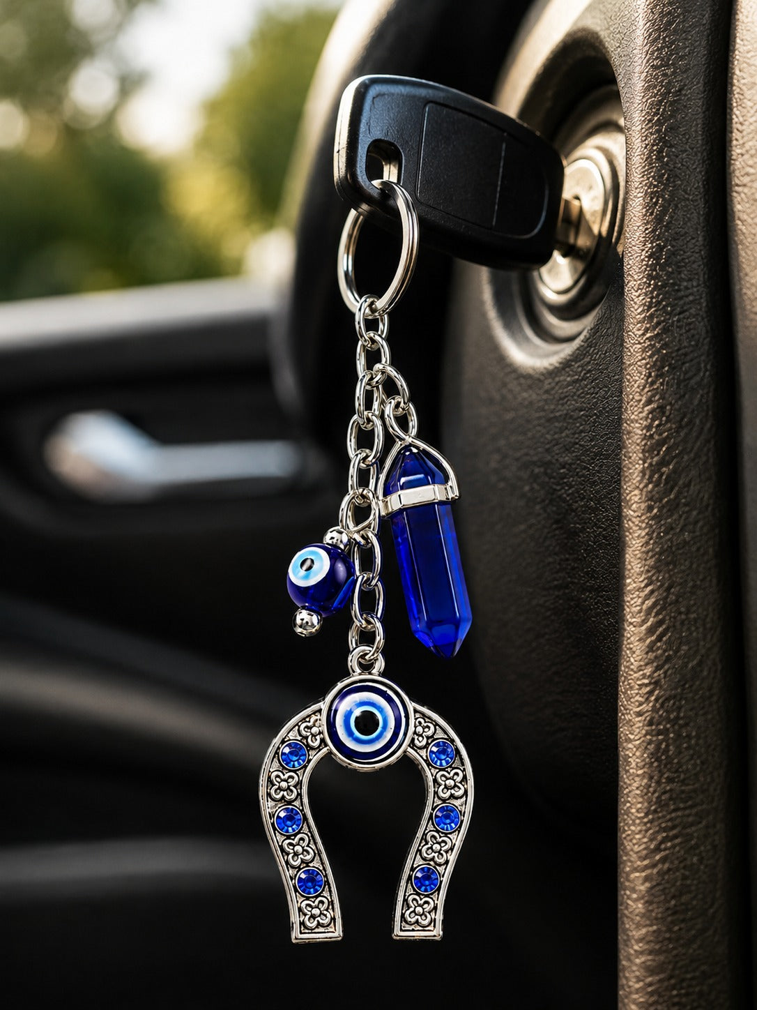 Blue Evil Eye Keychain & Bag Charm