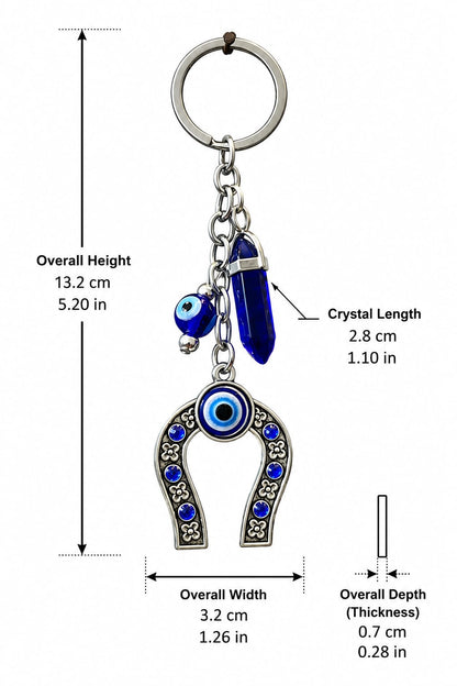 Blue Evil Eye Keychain & Bag Charm