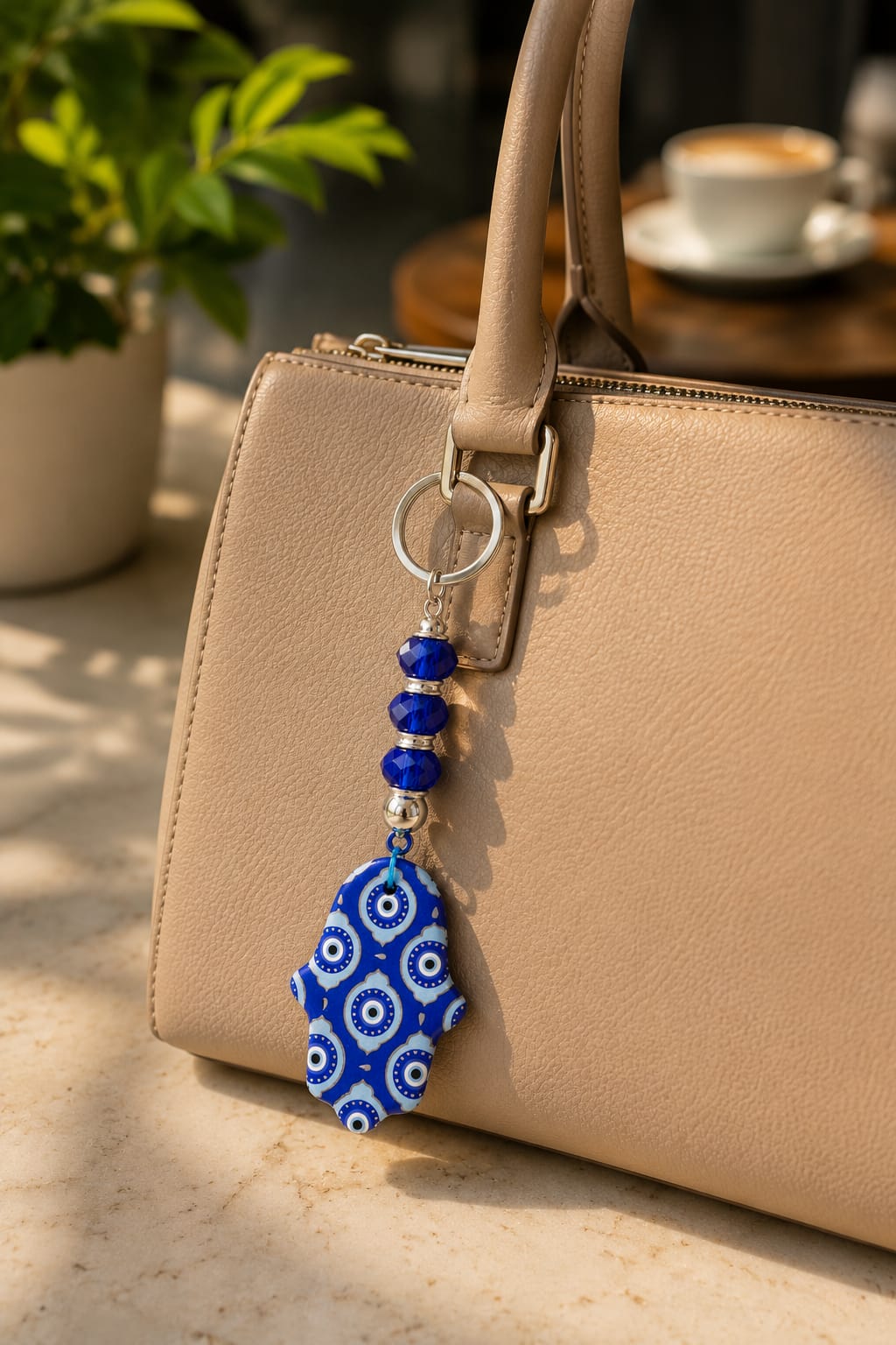 Blue Evil Eye Keychain & Bag Charm