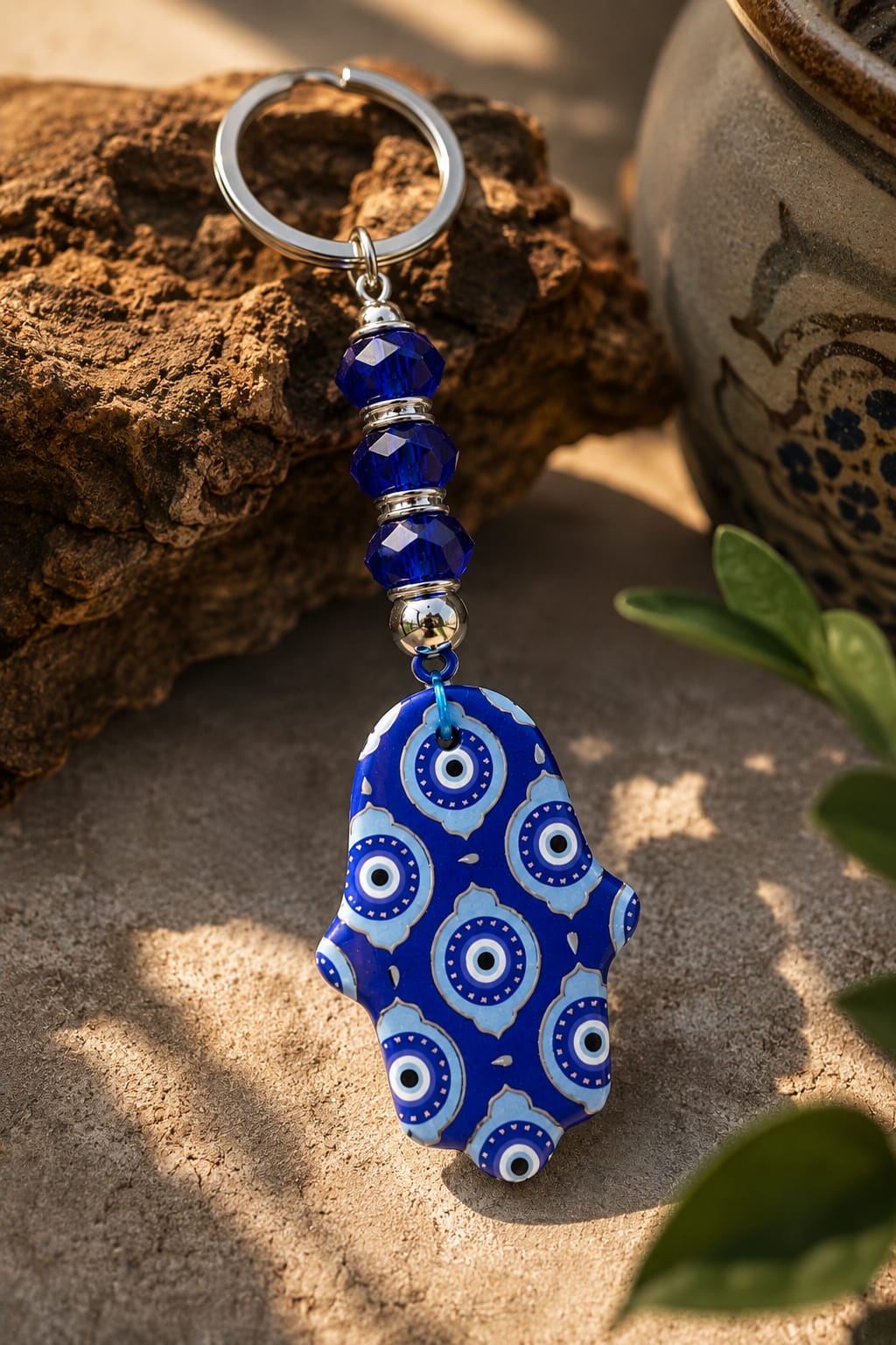 Blue Evil Eye Keychain & Bag Charm