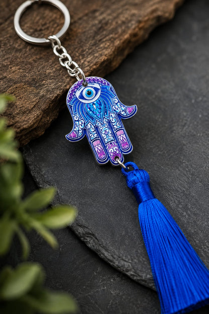 Blue Evil Eye Keychain & Bag Charm