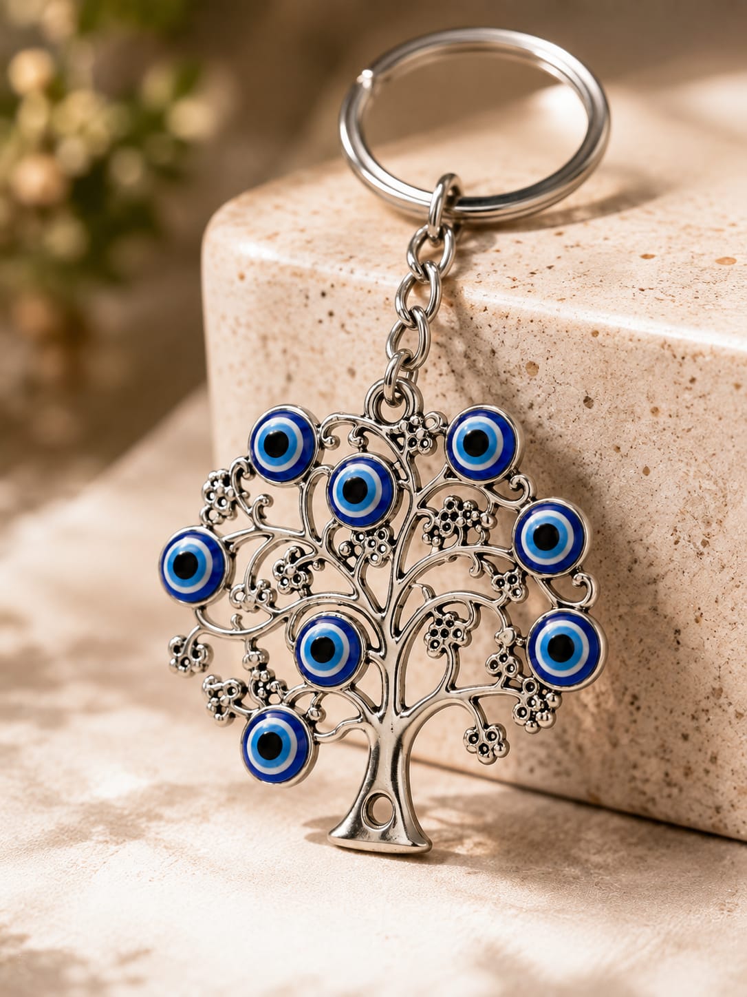 Blue Evil Eye Keychain & Bag Charm